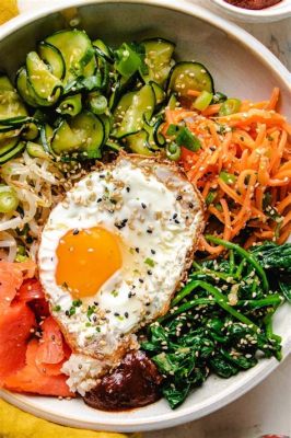  Bibimbap: Hỗn hợp màu sắc rực rỡ và vị Umami bùng nổ trong từng muỗng!