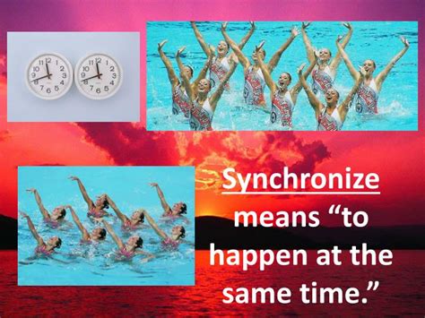 synchronize 뜻, 시간의 흐름 속에서 우리는 어떻게 공존하는가?